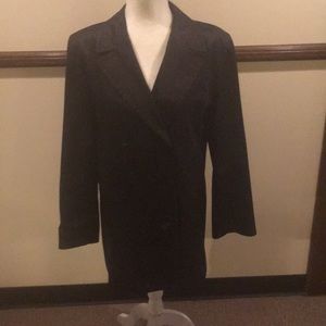 Brooks brothers black double breasted jacket